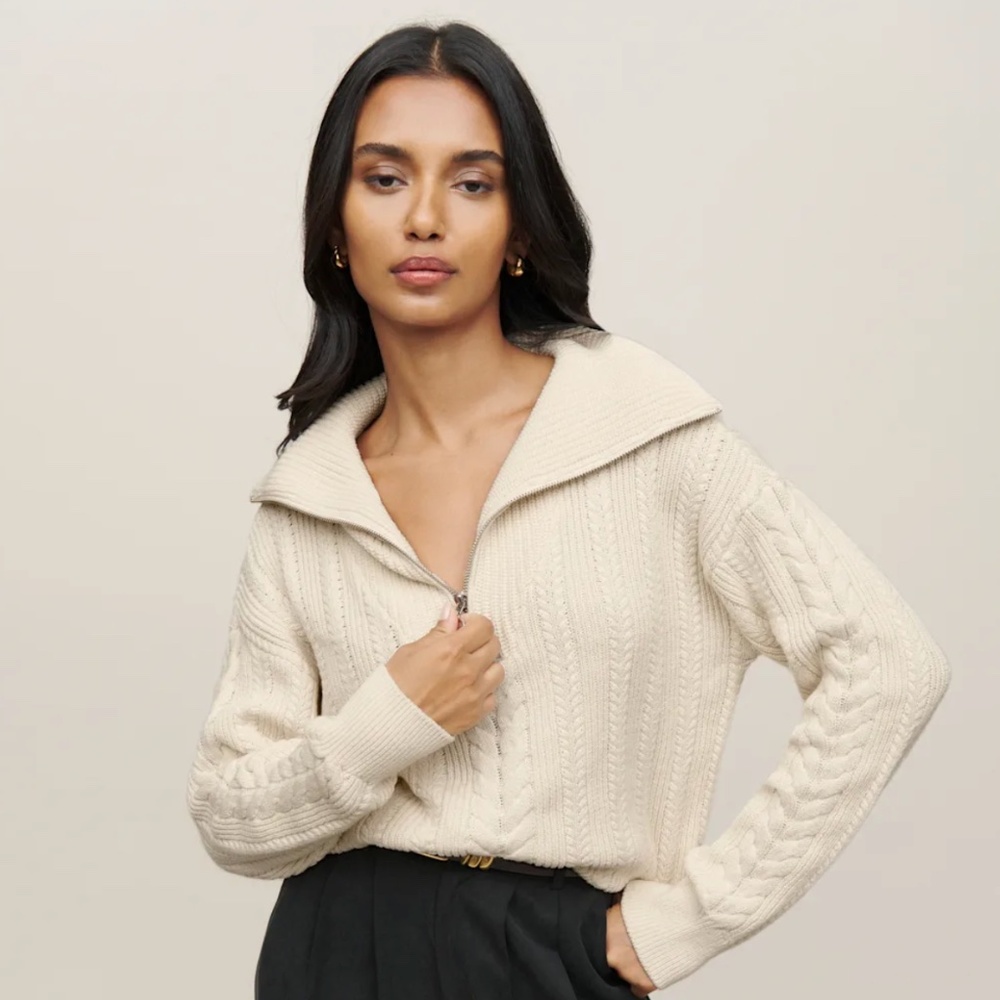 Reformation Cableknit Sweater